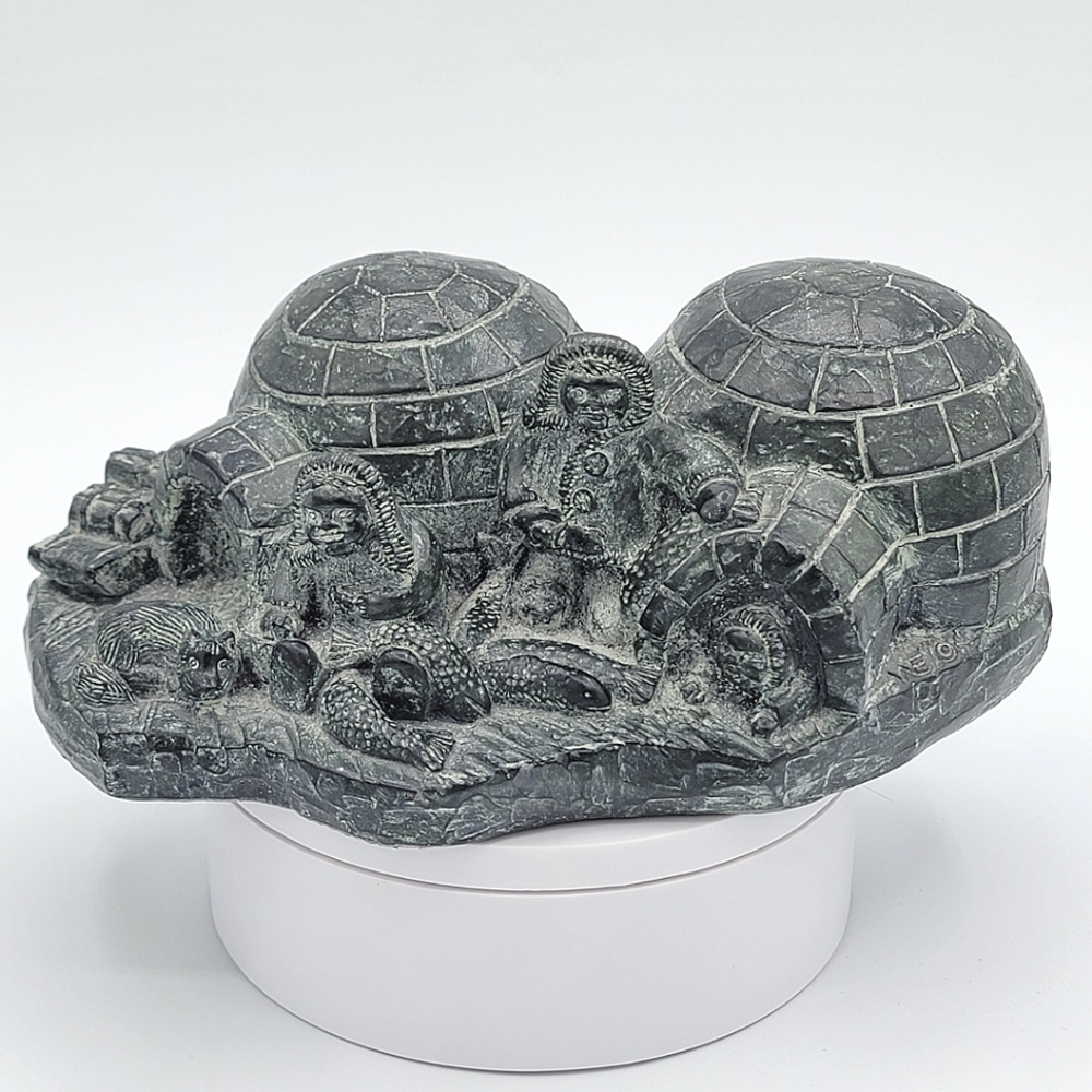Vintage Wolf Original Inuit Life Igloo #1970
